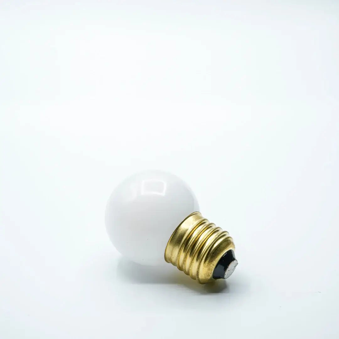 Bulb E27 G45 Milky 2000K Quad Filament - Festoon Bulbs